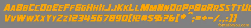 Saiba mais sobre a fonte JhiaxusItalic Fonte JhiaxusItalic – fontes laranjas em um fundo cinza