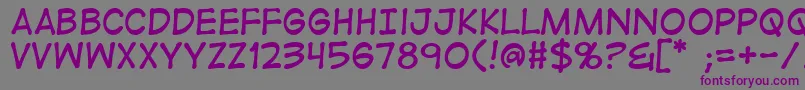 Digitalstrip Font – Purple Fonts on Gray Background