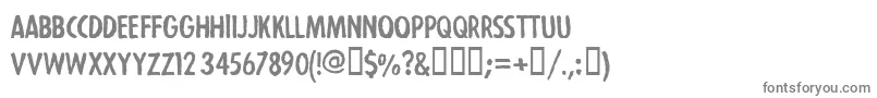 StrejkaregularFreeForPersonalUseOnly-Schriftart – Graue Schriften auf weißem Hintergrund