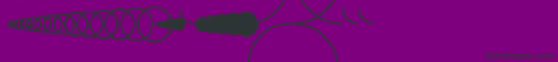 LatexCircleBold Font – Black Fonts on Purple Background