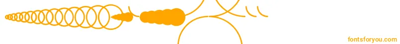 LatexCircleBold Font – Orange Fonts on White Background