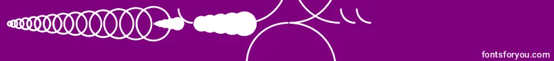 LatexCircleBold Font – White Fonts on Purple Background