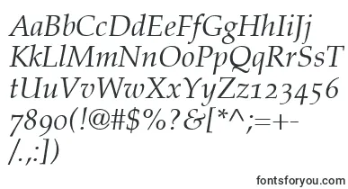  CriteriaOldstyleSsiNormal font