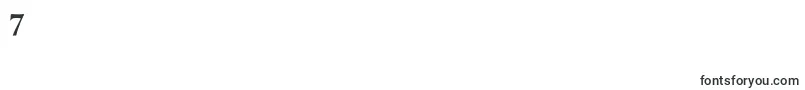 Gotischb Font – Fonts for Digit 7