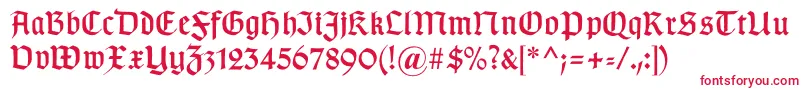 Gotischb Font – Red Fonts