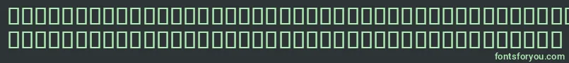 フォントEversonMonoLatin6 – 黒い背景に緑の文字