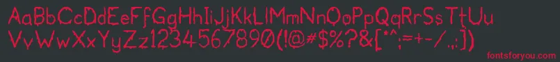Bloodgutter99 Font – Red Fonts on Black Background