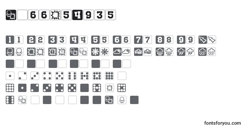 NuffleDice-fontti – aakkoset, numerot, erikoismerkit