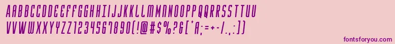 Yfilessemital Font – Purple Fonts on Pink Background