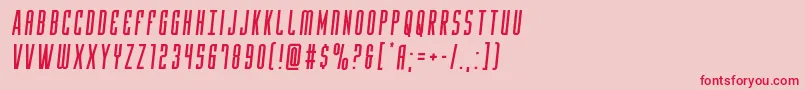 Yfilessemital Font – Red Fonts on Pink Background