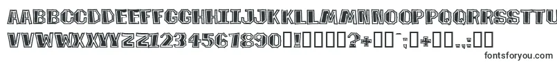 Шрифт TikiTookaBv – объёмные шрифты