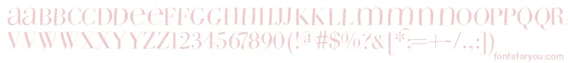 Wildbradoni Font – Pink Fonts on White Background