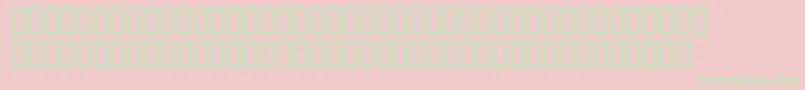 McsArafatHigh Font – Green Fonts on Pink Background