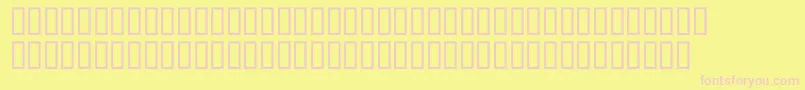 McsArafatHigh Font – Pink Fonts on Yellow Background