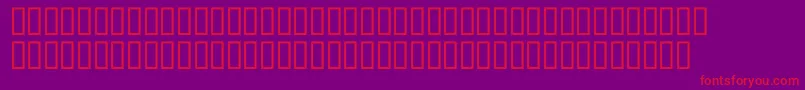 McsArafatHigh Font – Red Fonts on Purple Background