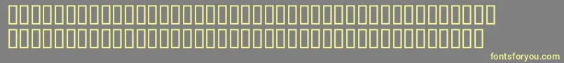 McsArafatHigh Font – Yellow Fonts on Gray Background