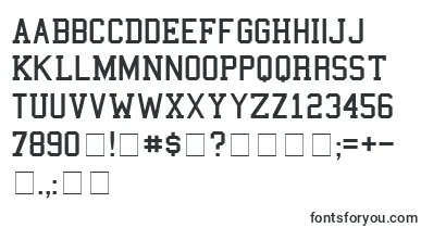  College font