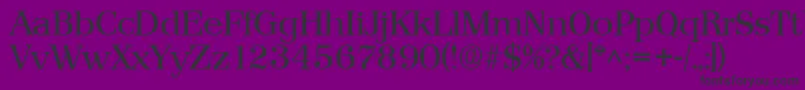PriamosRegular-Schriftart – Schwarze Schriften auf violettem Hintergrund