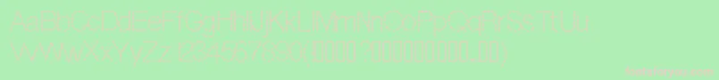 Dashness Font – Pink Fonts on Green Background