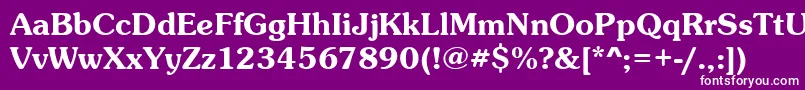 Souveniritcteedem Font – White Fonts on Purple Background