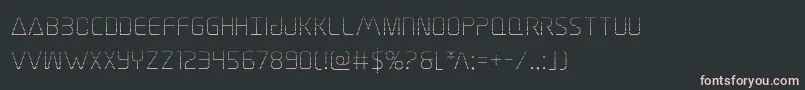 Elitedangergrad Font – Pink Fonts on Black Background