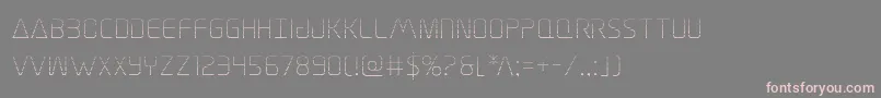 Elitedangergrad Font – Pink Fonts on Gray Background
