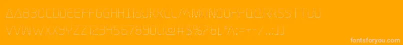 Elitedangergrad Font – Pink Fonts on Orange Background