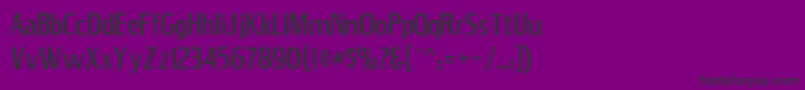 Jana Font – Black Fonts on Purple Background