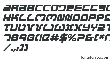  ExedoreItalic font