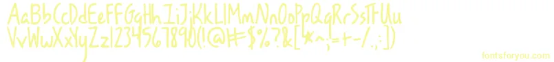 Kglesbouquinistesdeparis Font – Yellow Fonts