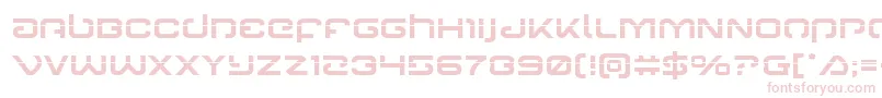 Gunrunnerlaser Font – Pink Fonts on White Background