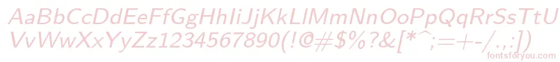 Lmsans8Oblique Font – Pink Fonts