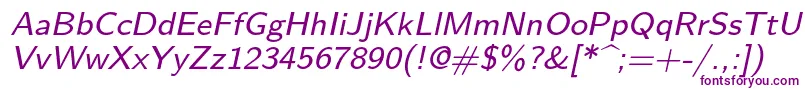 Lmsans8Oblique Font – Purple Fonts
