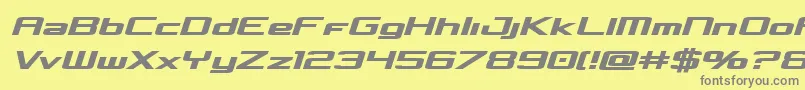 Concielianboldsemital Font – Gray Fonts on Yellow Background