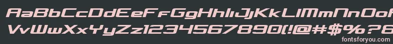 Concielianboldsemital Font – Pink Fonts on Black Background