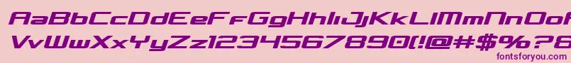 Concielianboldsemital Font – Purple Fonts on Pink Background