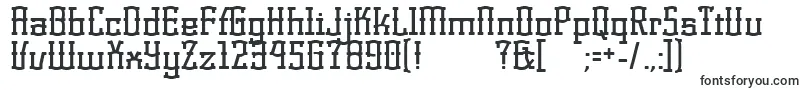 KorneuburgDisplay-fontti – Alkavat K:lla olevat fontit
