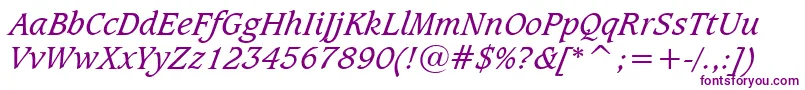 CaxtonBookItalicBt Font – Purple Fonts