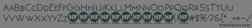 NeotericBoldDemoVersion Font – Black Fonts on Gray Background