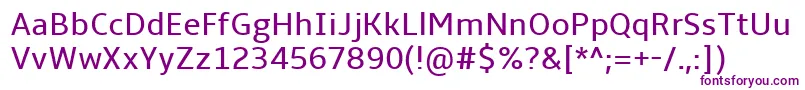 AmbleRegular-Schriftart – Violette Schriften