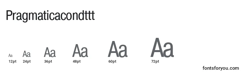 Pragmaticacondttt Font Sizes