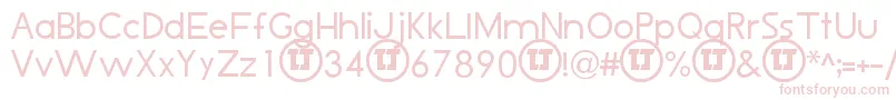 LjDesignStudiosIs Font – Pink Fonts on White Background