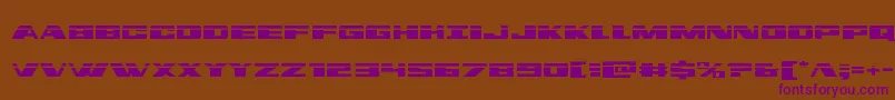 Dassaultlaser Font – Purple Fonts on Brown Background