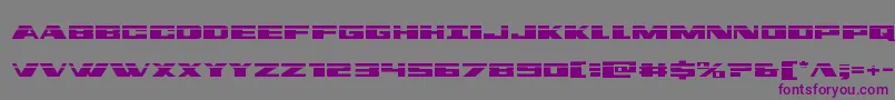 Dassaultlaser Font – Purple Fonts on Gray Background