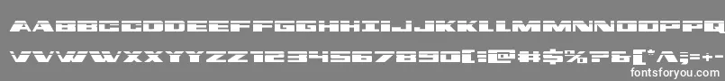 Dassaultlaser Font – White Fonts on Gray Background