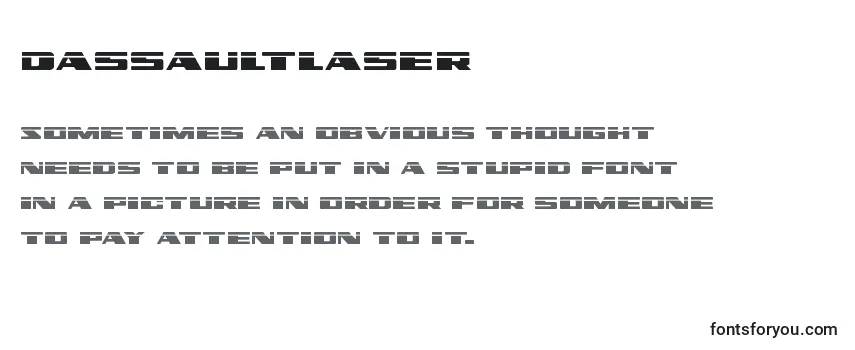 Review of the Dassaultlaser Font