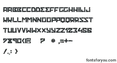  Ruskof font