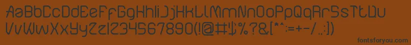 ElectroStaticRain Font – Black Fonts on Brown Background