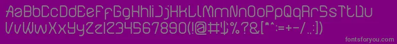 ElectroStaticRain-Schriftart – Graue Schriften auf violettem Hintergrund