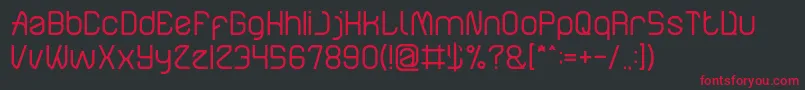 ElectroStaticRain-Schriftart – Rote Schriften auf schwarzem Hintergrund